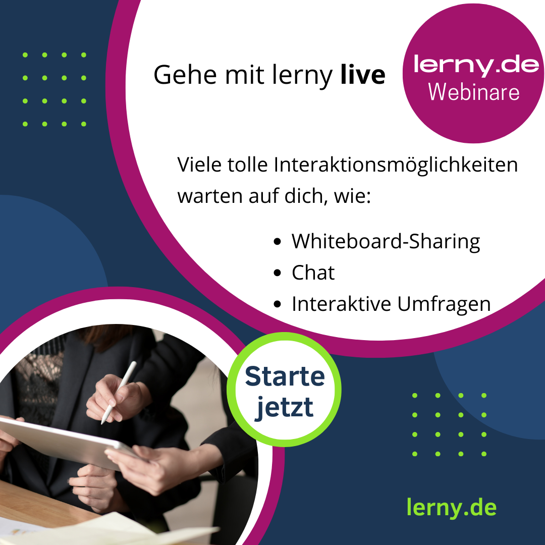 Gehe mit lerny live